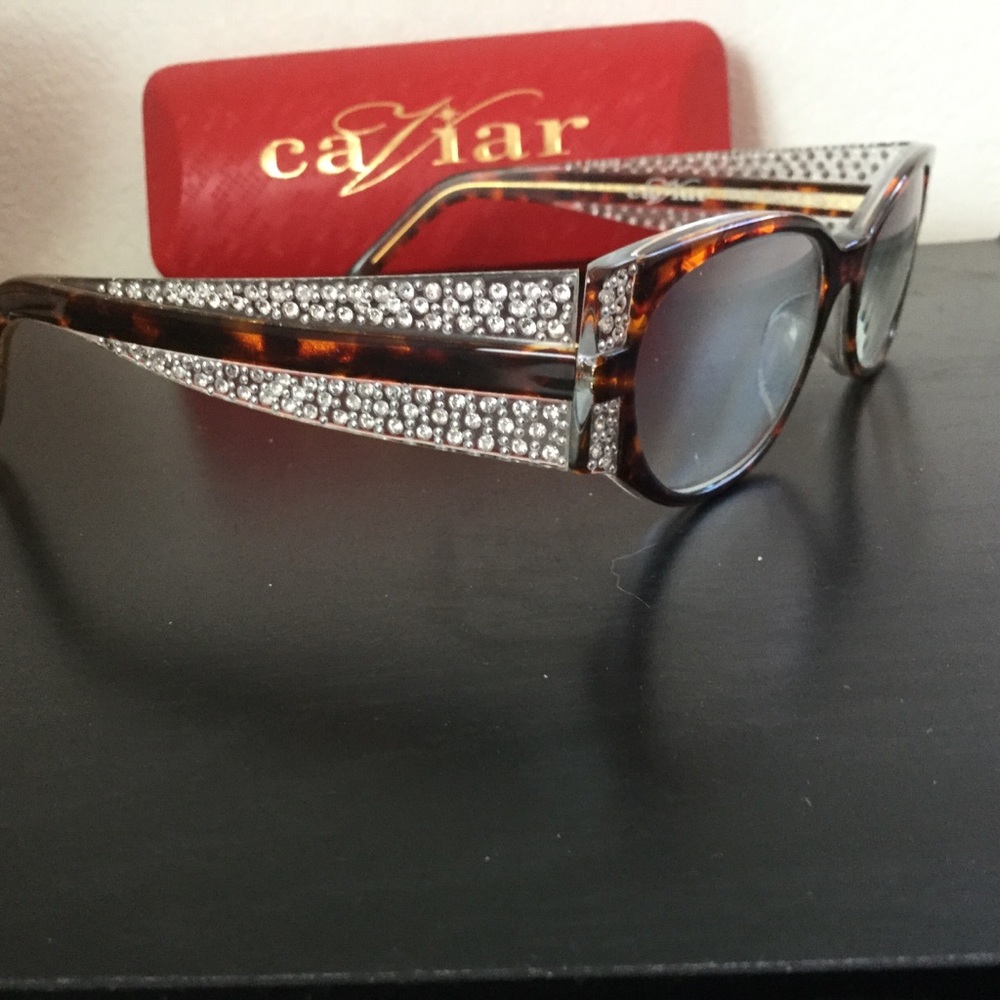 CAVIAR tortoise eyeglasses. 51 17 145